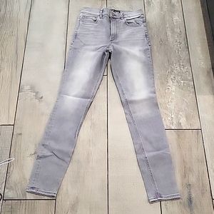 Express Jean/Light Gray/legging/stretch/high rise/size 4/#27-28